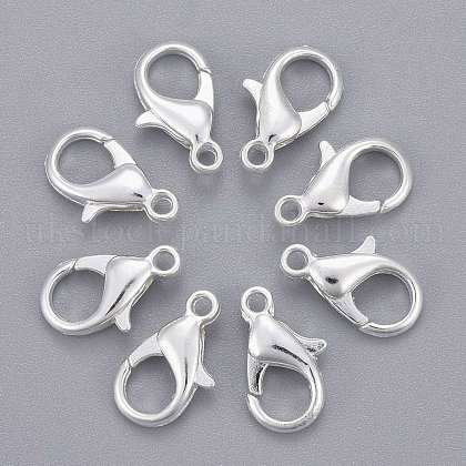 Zinc Alloy Lobster Claw Clasps UK-E105-S-1