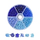 6 Colors 8/0 Glass Seed Beads UK-SEED-X0052-03B-3mm-1