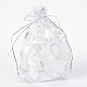 Heart Printed Organza Bags UK-OP-R022-10x15-03-1