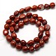 Natural Red Jasper Beads Strands UK-G-L154-08-K-3