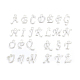 Alloy Letter Pendants UK-PALLOY-X0037-68S-1