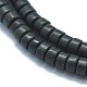 Natural Black Stone Beads Strands UK-G-F631-A14-3