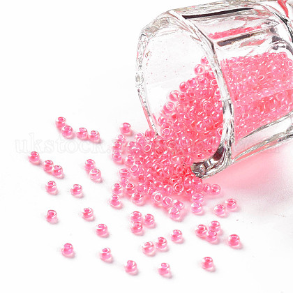 11/0 Grade A Transparent Glass Seed Beads UK-X-SEED-N001-F-235-1