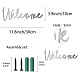 Iron Hanging Decors UK-AJEW-WH0306-007-2