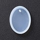 Oval Shape DIY Silicone Pendant Molds UK-AJEW-P038-01-2
