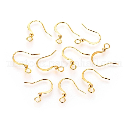 Long-Lasting Plated Brass French Earring Hooks UK-X-KK-K204-137G-NF-1