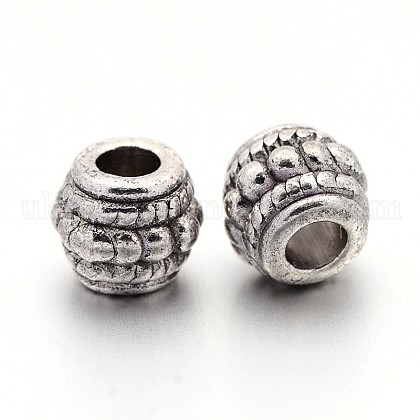 Tibetan Silver Beads UK-LF0009Y-NF-1