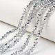 Electroplate Transparent Glass Beads Strands UK-EGLA-A034-T4mm-M16-1