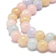 Natural Morganite Beads Strands UK-G-O201A-04A-3
