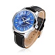 Stainless Steel Leather Wrist Watch UK-WACH-A002-04-2