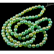 Crackle Glass Beads Strands UK-GGC10mm032Y-L-K-2