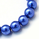Baking Painted Pearlized Glass Pearl Round Bead Strands UK-HY-Q003-4mm-28-2