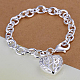 Brass Hollow Heart Charm Bracelets For Women UK-BJEW-BB12635-1