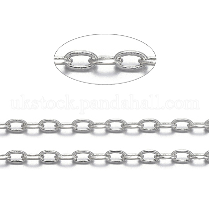 Brass Cable Chains UK-X-CHC009Y-NFK-1
