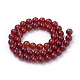 Natural Carnelian Beads Strands UK-G-S259-32-8mm-2
