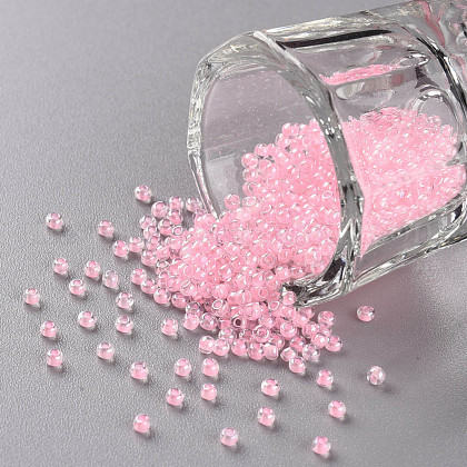 11/0 Grade A Transparent Glass Seed Beads UK-X-SEED-N001-F-241-1