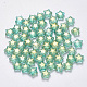 Spray Painted Glass Beads UK-GLAA-R211-04-D06-1