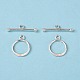 925 Sterling Silver Toggle Clasps UK-STER-A008-37-1