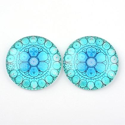 Glass Cabochons for DIY Projects UK-GGLA-L024-12mm-22-1