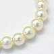 Baking Painted Glass Pearl Bead Strands UK-HY-Q003-3mm-02-2