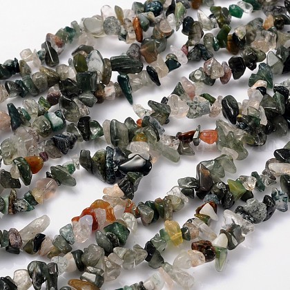 Natural Indian Agate Beads Strands UK-F066-1