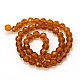 Faceted Glass Round Beads Strands UK-X-GF6mmC45-2