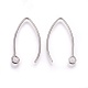 304 Stainless Steel Earring Hooks UK-STAS-O119-03P-2