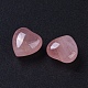 Natural Rose Quartz Heart Love Stone UK-G-L533-57-2