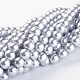Glass Pearl Beads Strands UK-HY-8D-B18-3