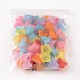 Mixed Color Frosted Acrylic Beads UK-X-PL692-5