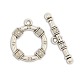 Tibetan Style Alloy Ring Toggle Clasps UK-PALLOY-J154-51AS-1
