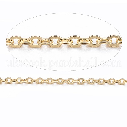 Ion Plating(IP) 304 Stainless Steel Cable Chains UK-CHS-H007-01G-1