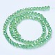Electroplate Glass Beads Strands UK-EGLA-A034-T6mm-B11-2