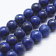 Natural Lapis Lazuli Beads Strands UK-G-P348-01-4mm-1