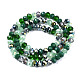 Electroplate Glass Beads Strands UK-EGLA-N002-12D-2