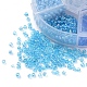 6 Colors 8/0 Glass Seed Beads UK-SEED-X0052-03B-3mm-3