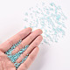 11/0 Grade A Transparent Glass Seed Beads UK-X-SEED-N001-D-222-4