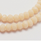 Faceted Rondelle Glass Beads Strands UK-X-GLAA-I033-8mm-31-3