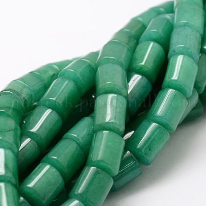 Natural Green Aventurine Beads Strands UK-G-N0175-03A-10x12mm-1