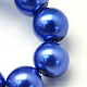 Baking Painted Pearlized Glass Pearl Round Bead Strands UK-HY-Q003-4mm-28-3