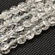 Two Tone Crackle Glass Beads Strands UK-GLAA-F034-10mm-05-K-1
