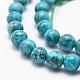 Natural Marble Beads Strands&nbsp;UK-G-K211-6mm-E-3