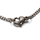 Heart 304 Stainless Steel Necklaces UK-SJEW-F049-05-4