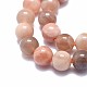 Natural Sunstone Beads Strands UK-G-I249-B03-02-3