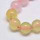 Natural Chalcedony Round Beads Strands UK-G-N0136-01-10mm-K-2