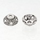 Apetalous Cone Tibetan Silver Bead Caps UK-AA0544-K-2