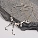 Alloy Dinosaur Bones Bib Necklaces UK-NJEW-F087-01A-3