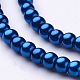 Glass Pearl Beads Strands UK-HY-4D-B72-2