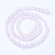 Electroplate Glass Beads Strands UK-EGLA-A034-J4mm-B04-2