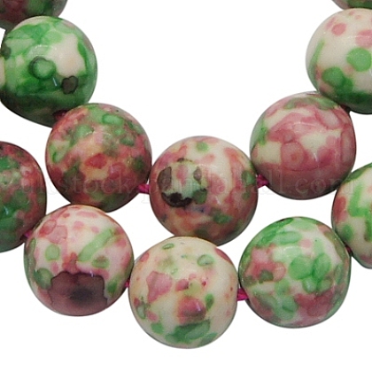 Colorful Jade Round Beads UK-X-G-GR4MM-225-1